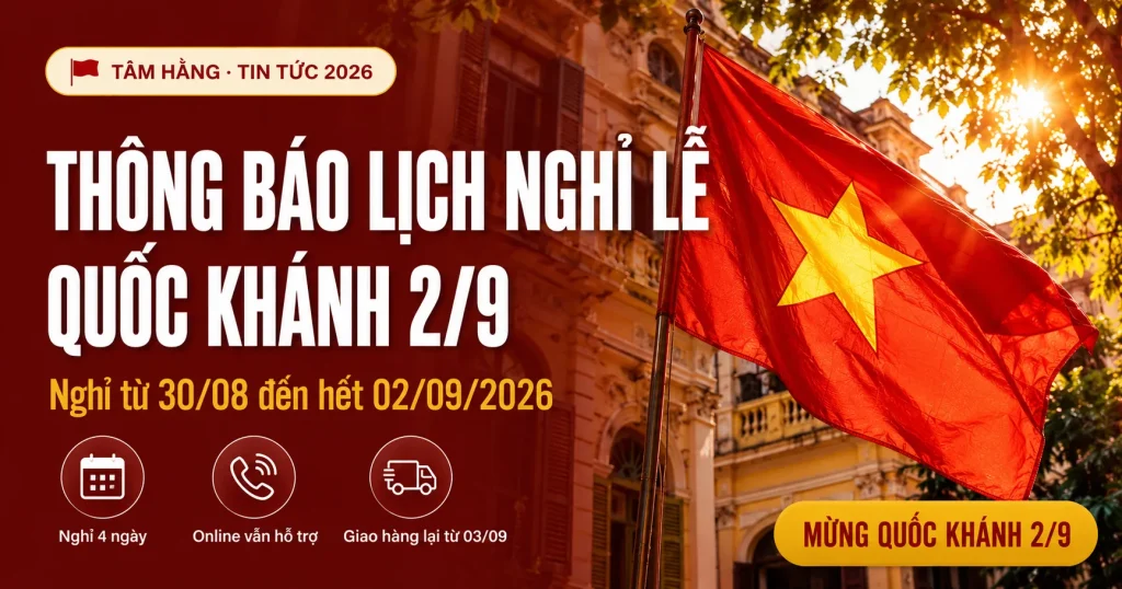 Thông báo nghỉ lễ 2-9
