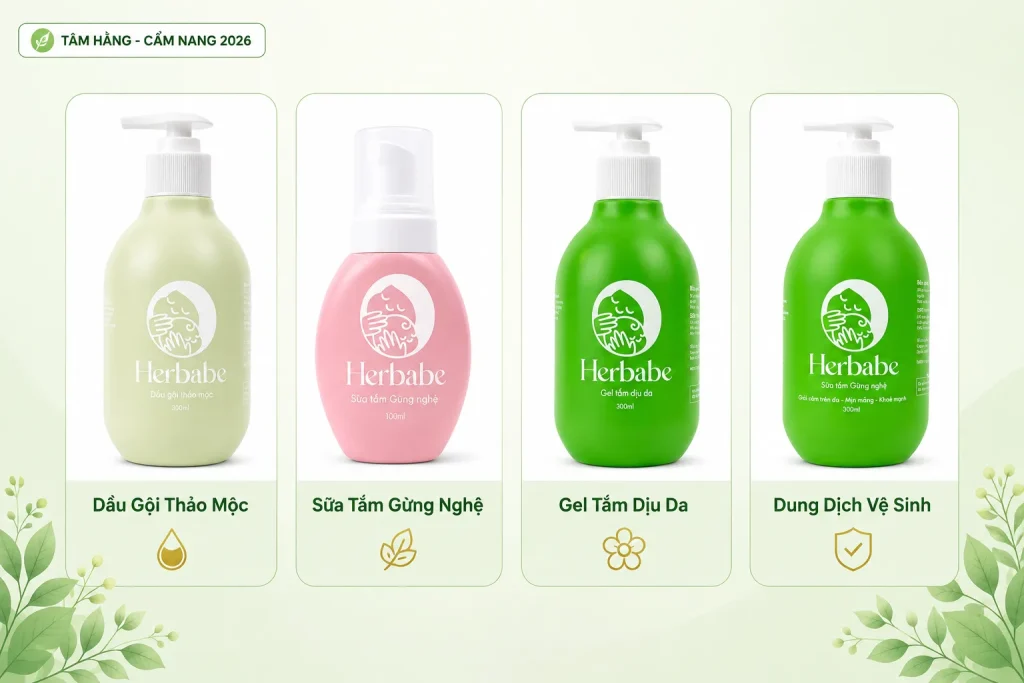 Dược Tâm Hằng giới thiệu bộ sản phẩm herbabe
