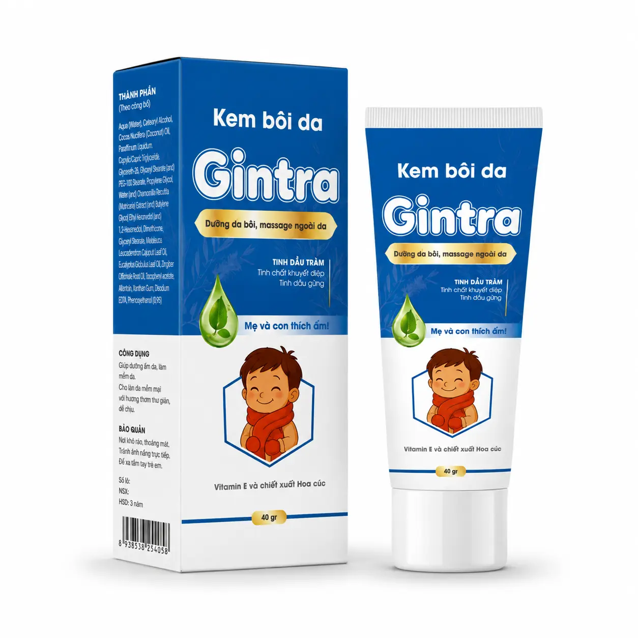 Kem ấm Gintra