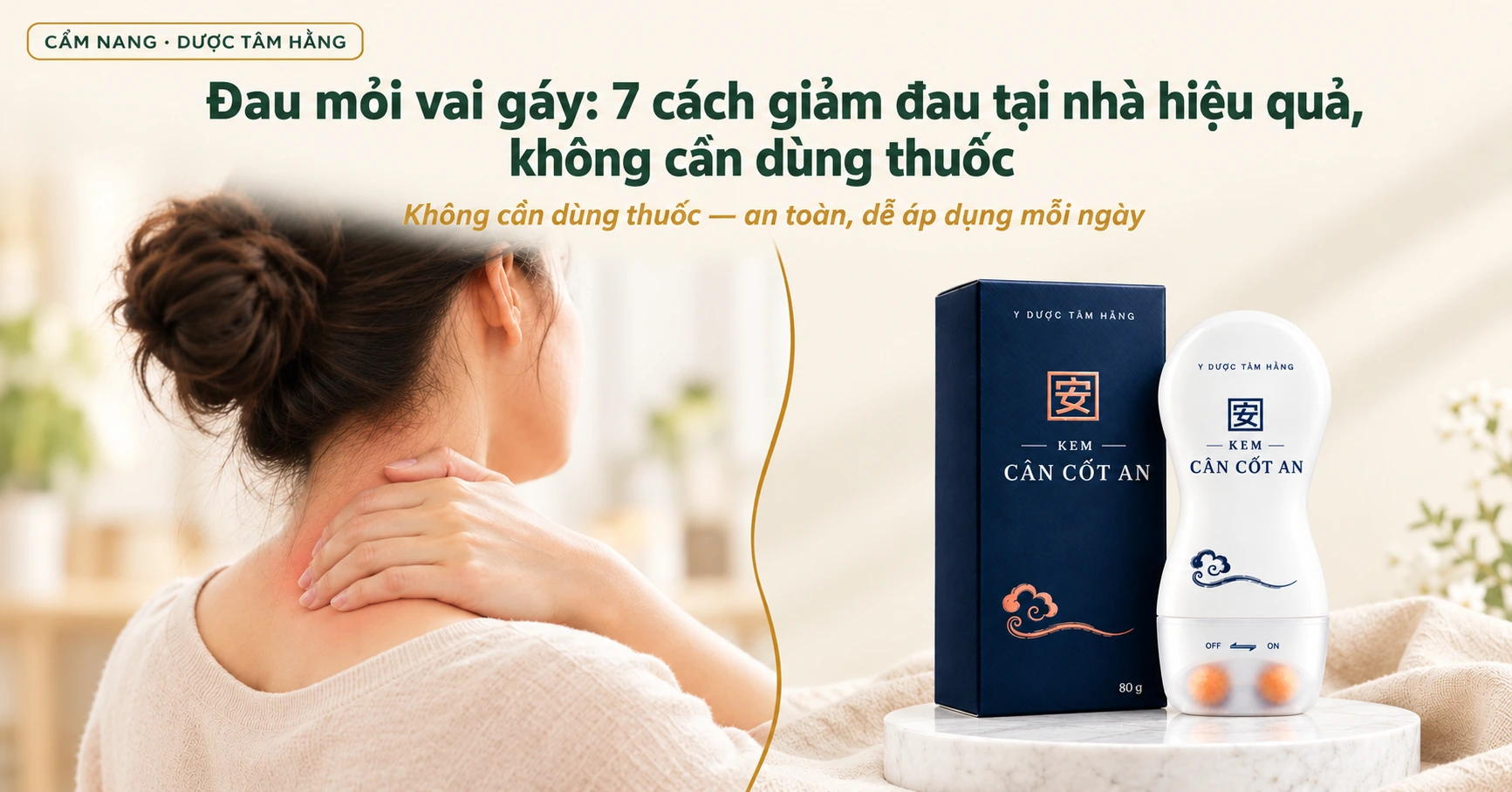 7 cách giảm đau mỏi vai gáy tại nhà hiệu quả