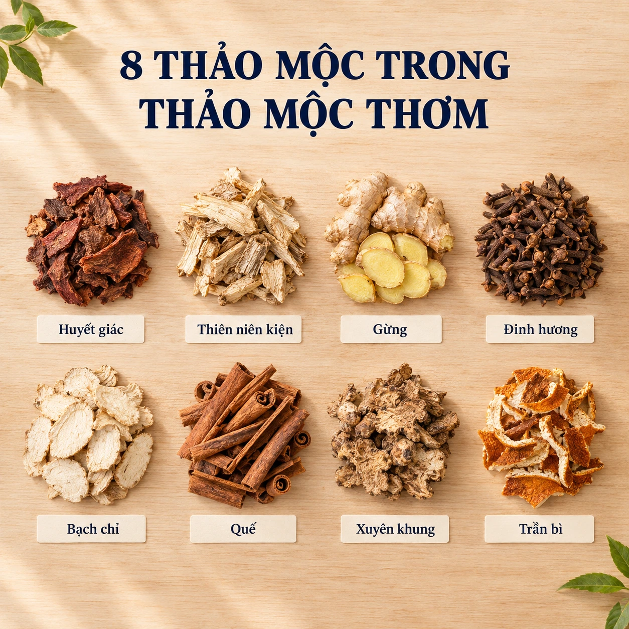 8 loại thảo mộc nằm trong Thảo Mộc Thơm