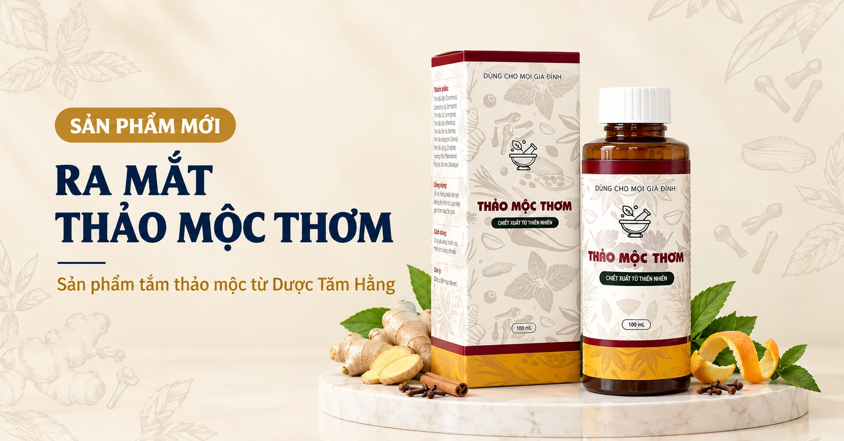 Dược Tâm Hằng ra mắt sản phẩm Thảo Mộc Thơm